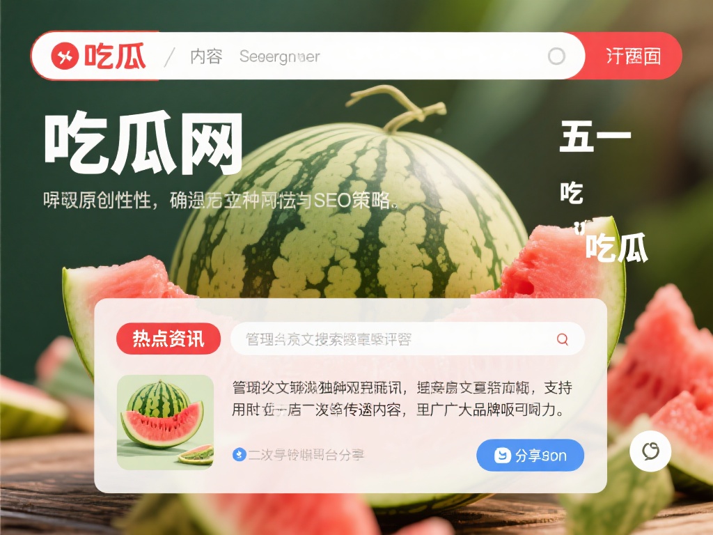 为了在搜索引擎中占据有利位置，吃瓜网采用
